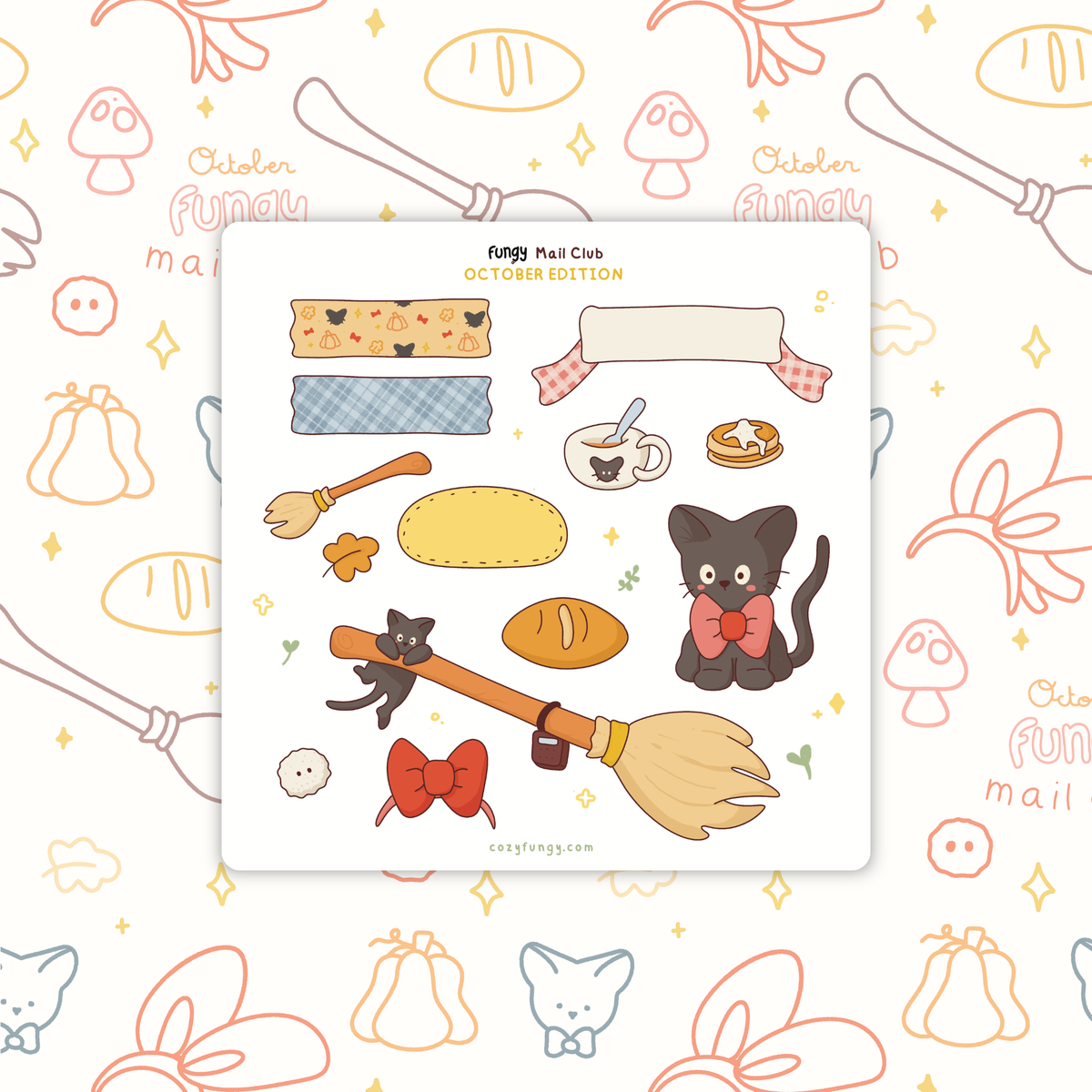 Sticker sheet - October mail club