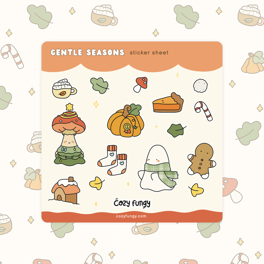 Sticker sheet - Gentle Seasons