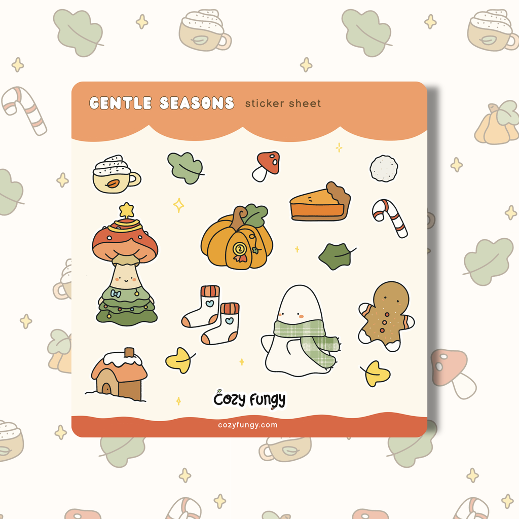 Sticker sheet - Gentle Seasons