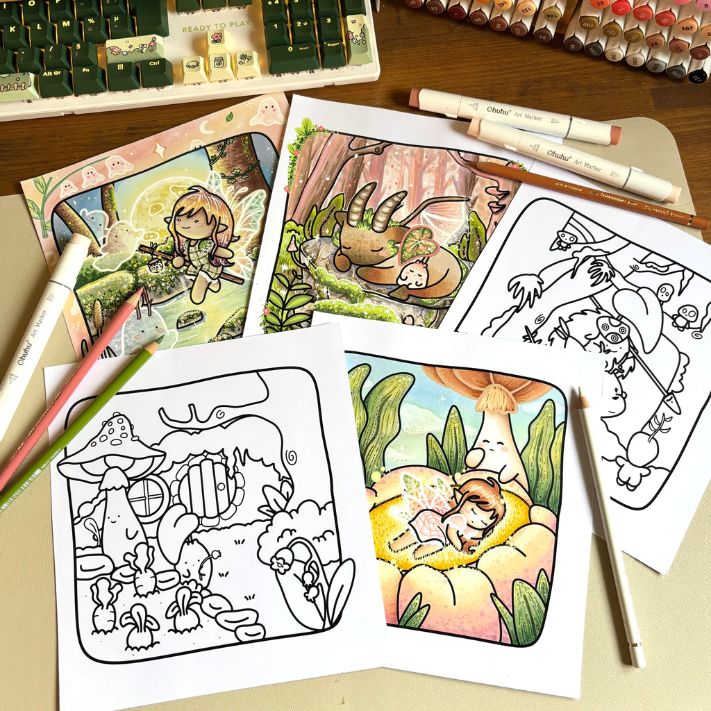 Digital Download - Whimsy Woods Coloring Book