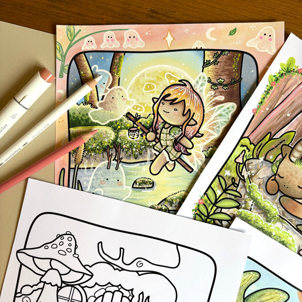 Digital Download - Whimsy Woods Coloring Book