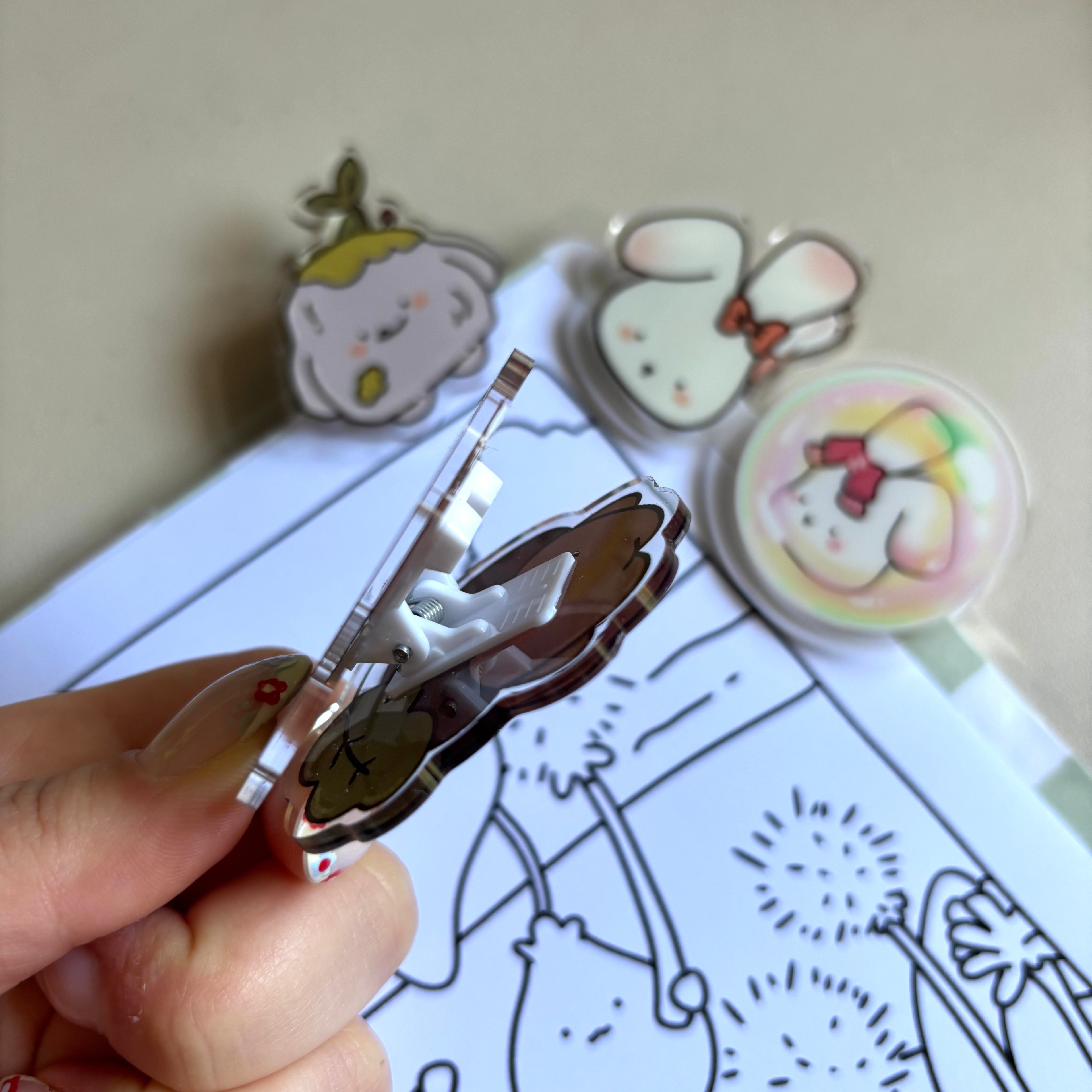 Acrylic paper Clip