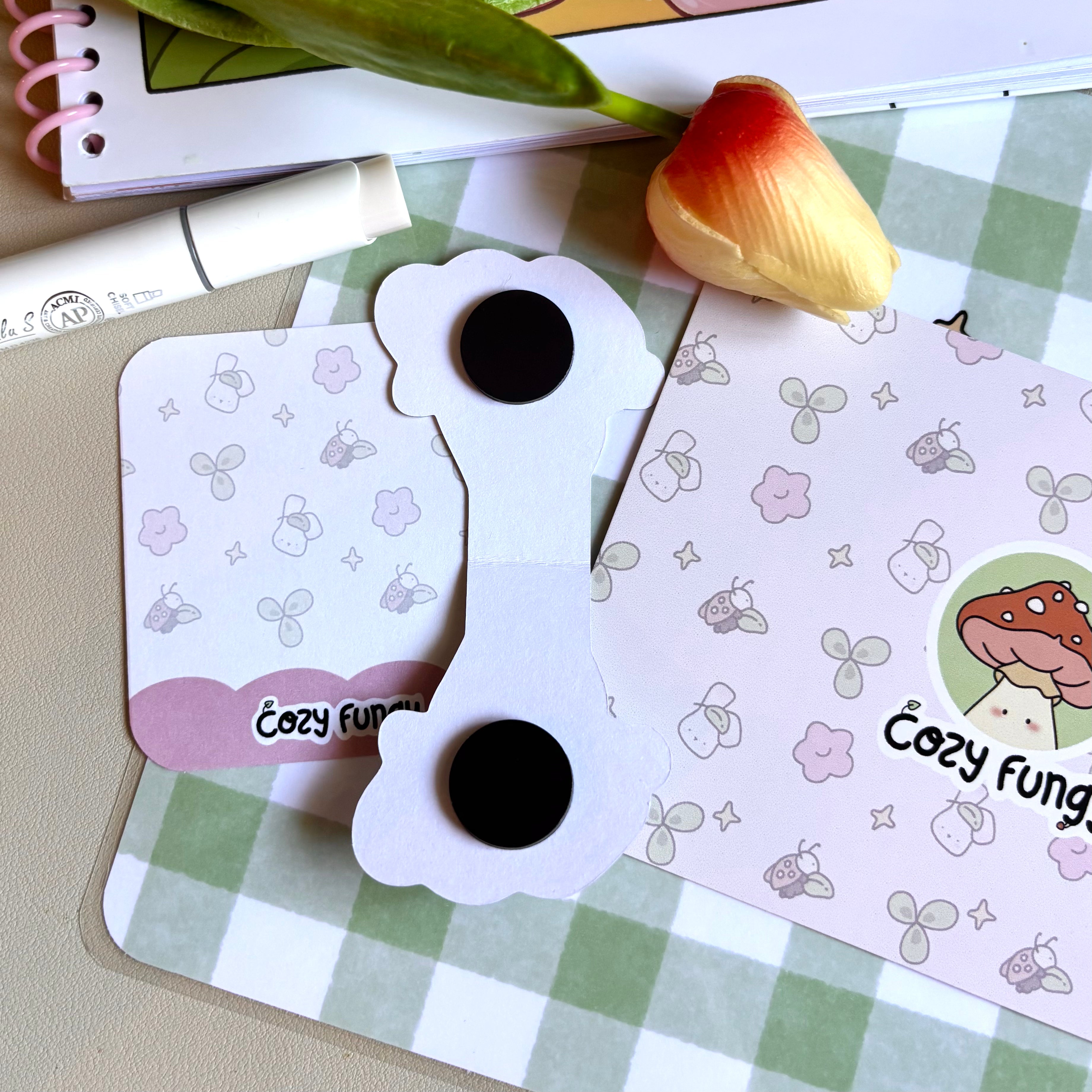 Magnetic bookmark - Tiny Blossoms