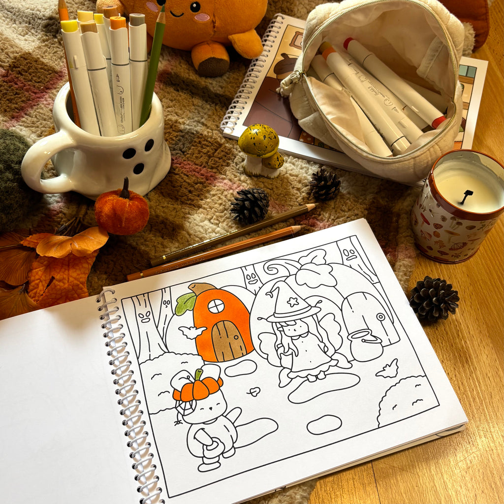 Gentle Seasons Coloring Book