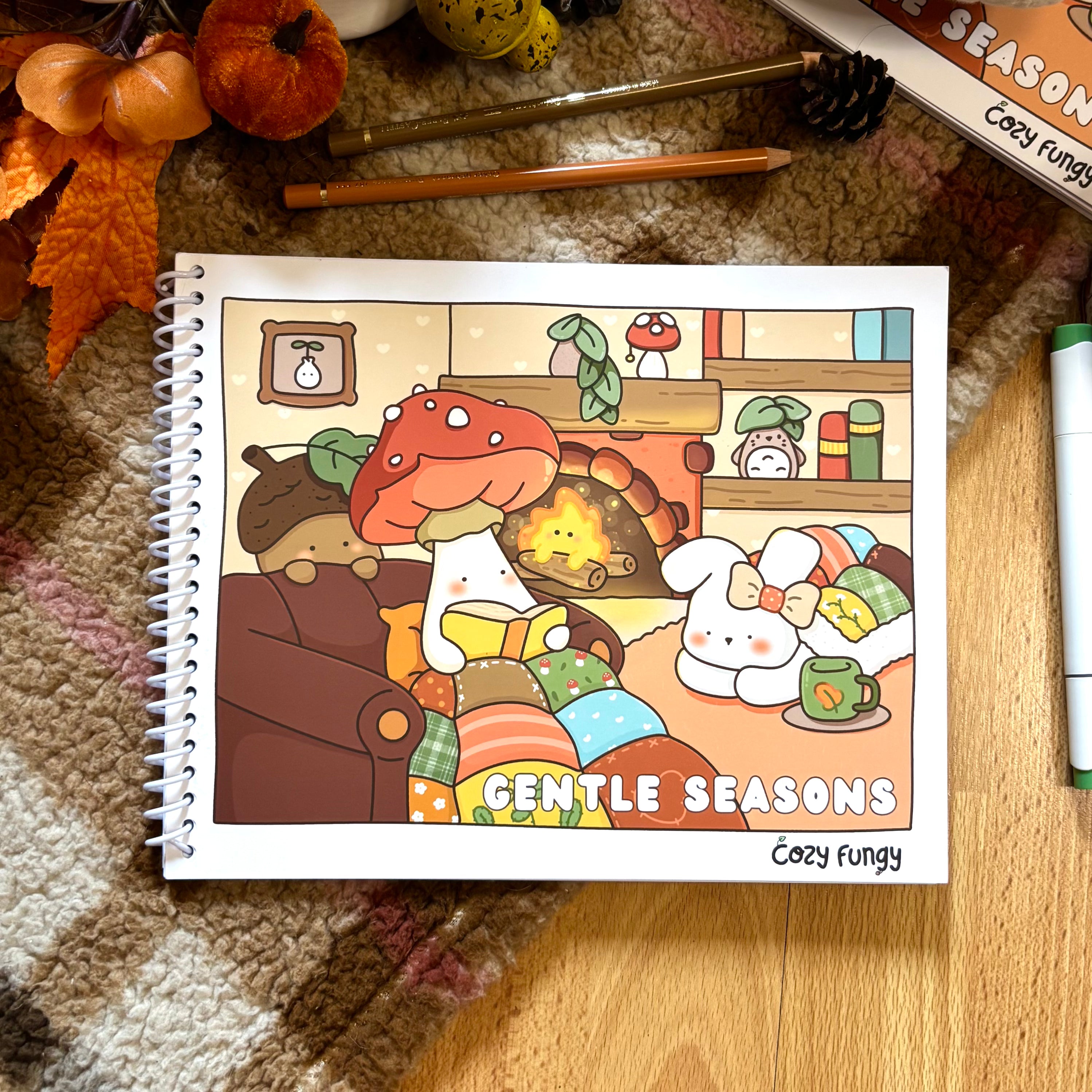 Gentle Seasons Coloring Book