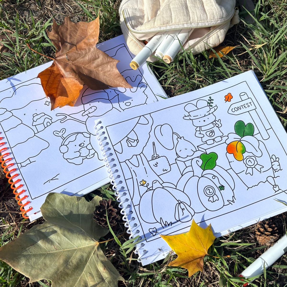 Gentle Seasons Coloring Book
