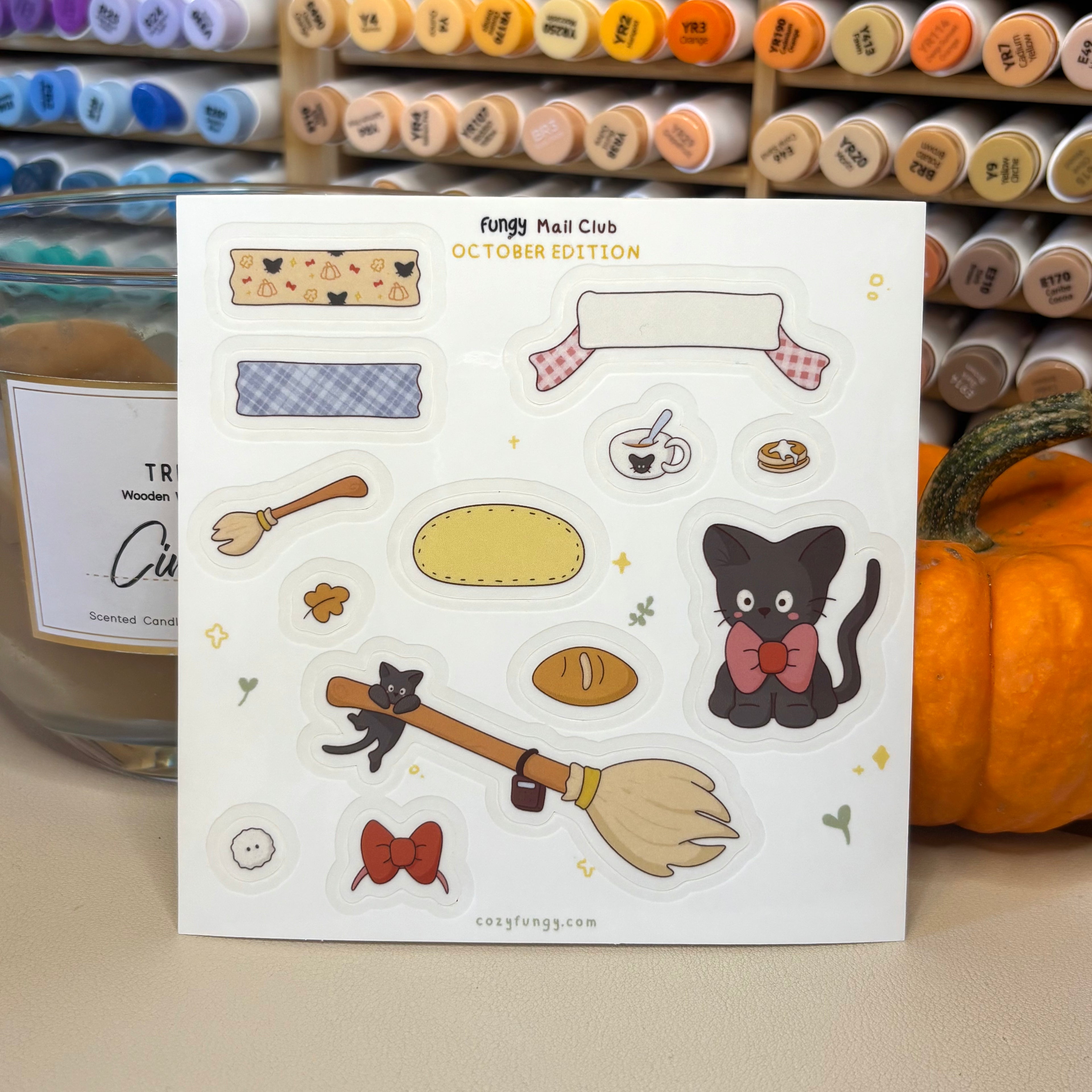 Sticker sheet - October mail club